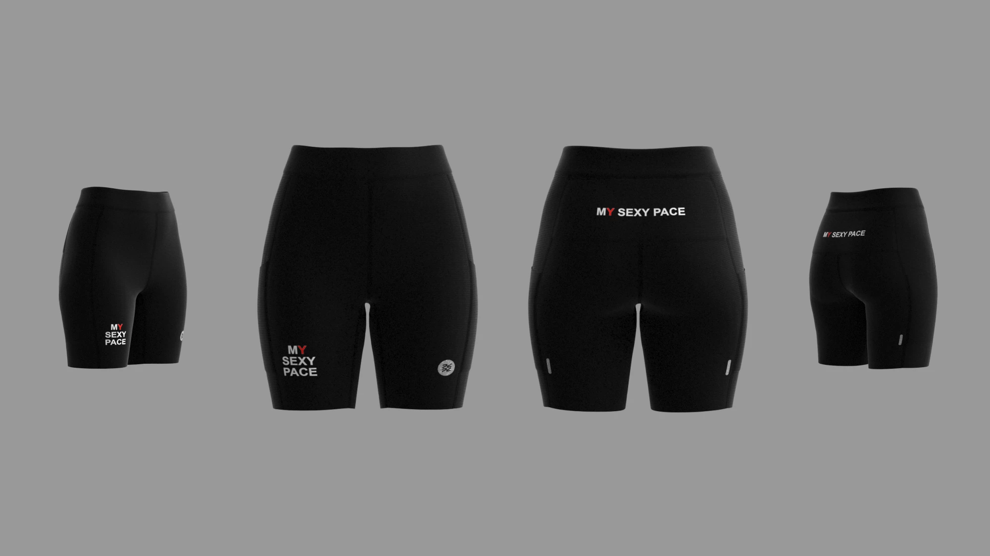 MYSP Женсикие Беговые халф-тайтсы CARGO